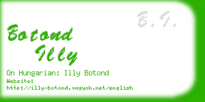 botond illy business card